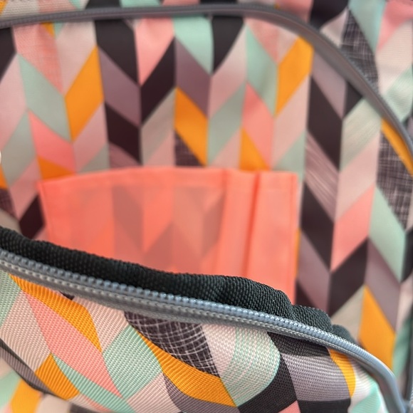 KAVU Packwood Backpack with Padded Laptop and Tablet Sleeve, Chevron Sketch - Picture 7 of 12